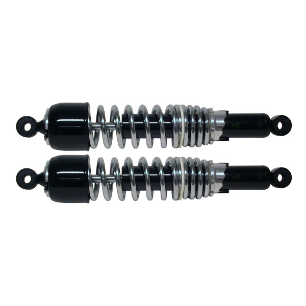 Hi Level Shock absorbers 350mm pin+pin chrome spring